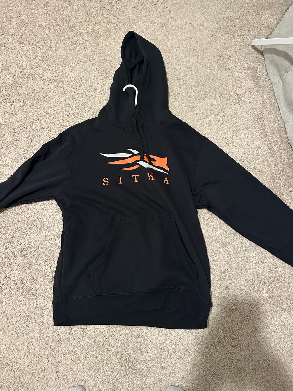 Sitka Men's Icon Black Hoodie and Hat Combo